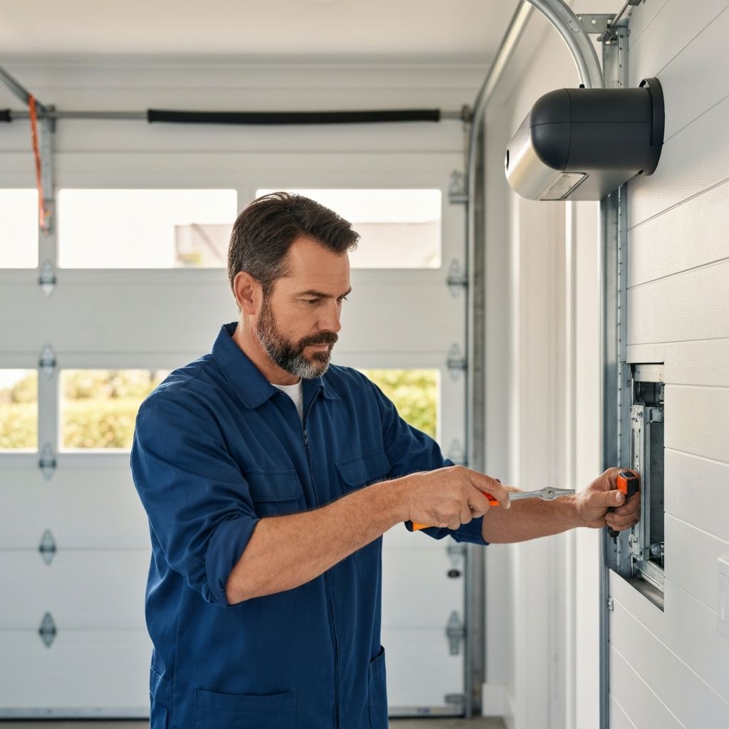 Professional garage door repair technician in Grand Rapids